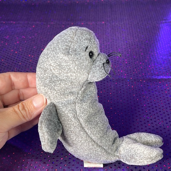 RETIRED - Ty Beanie Baby - Slippery - The Seal - 1999 5th Generation - Picture 3 of 7